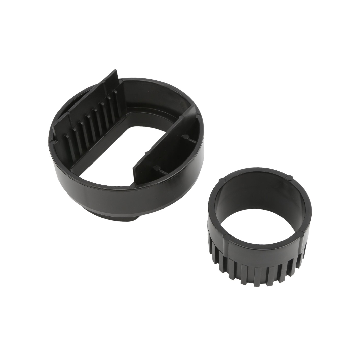 5" Adjustable 2Piece Post Socket Adjustable Vinyl Fence Donut Post