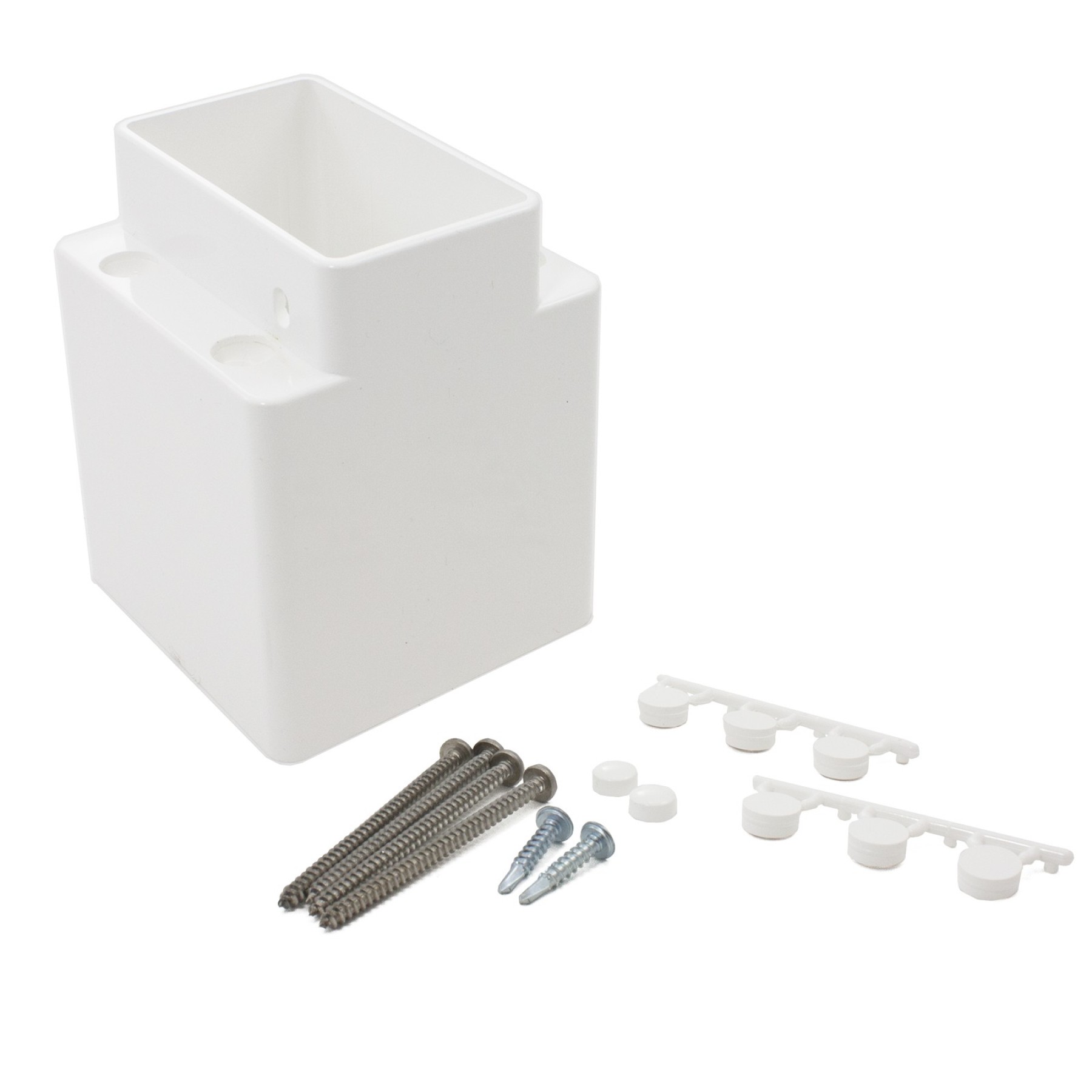 LMT 1427KHAKI 2" x 3 1/2" Field Cut Adjustable Handrail Vinyl Railing