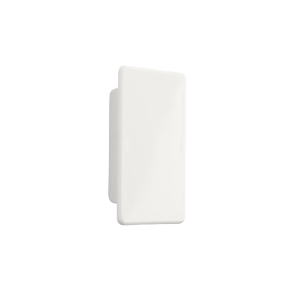 LMT 2" x 3 1/2" (1.710" x 3.215" ID) Internal Vinyl End Cap for Vinyl Fence Posts (White) - 1016-WHITE