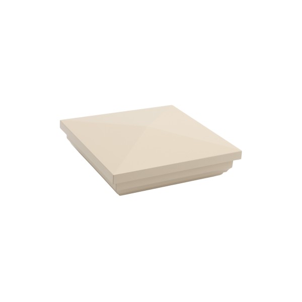 LMT 1039NA 4" x 4" New England Vinyl Post Cap - Almond