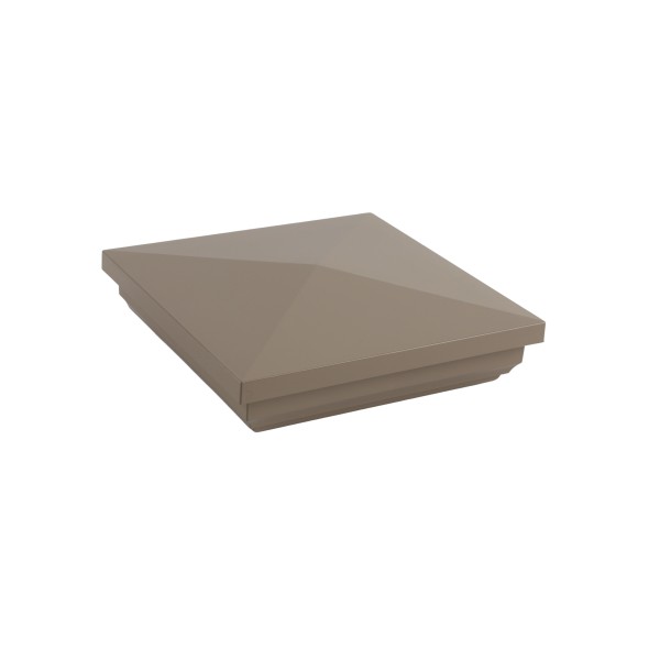 LMT 1039KK 4" x 4" New England Vinyl Post Cap - Khaki