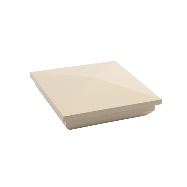 LMT 1040KT 5" x 5" New England Vinyl Post Cap - Beige