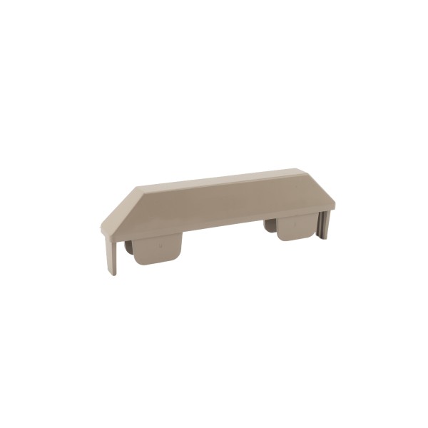 LMT 7/8" x 6" (0.766" x 5.860" ID) Dog Ear Vinyl Picket Cap for Vinyl Fence Posts (Khaki) - 1049A-KHAKI 