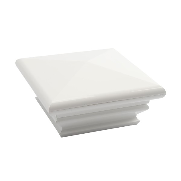 LMT 1139W 4" x 4" Federation Vinyl Post Cap - White