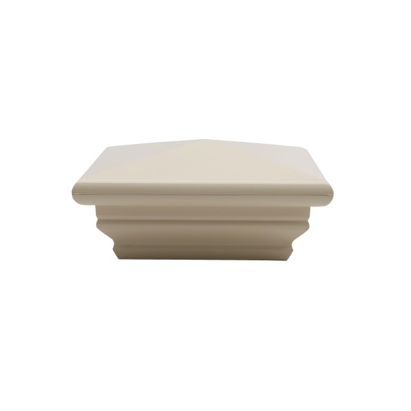 LMT 1140KT 5" x 5" Federation Vinyl Post Cap - Beige