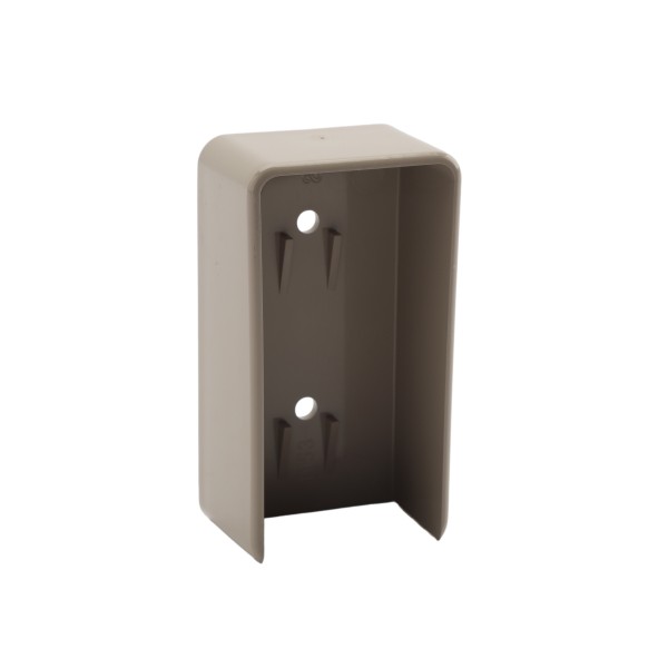 LMT 1 3/4" x 3 1/2" Rail Mount Bracket For Vinyl Fence (Khaki) - 1153-KHAKI (White Shown As Example)
