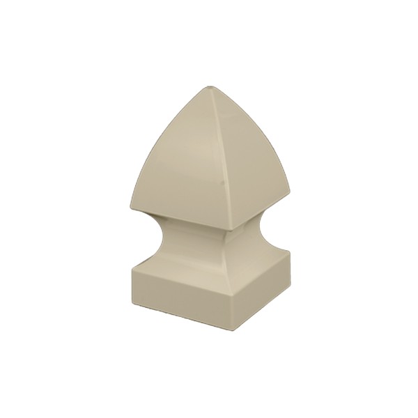 LMT 1312-45-ALMOND 5" Sq. Gothic Post Cap (Almond)