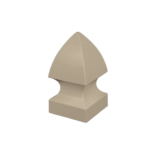 LMT 1312-45-KHAKI 5" Sq. Gothic Post Cap (Khaki)