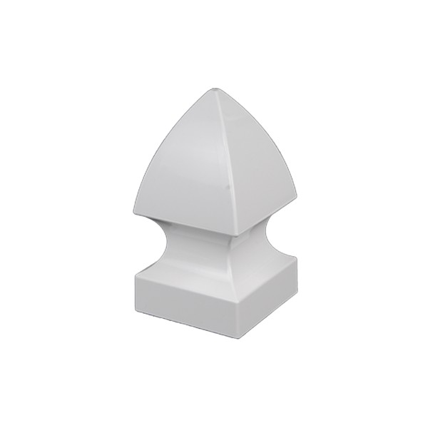 LMT 1312-45-WHITE 5" Sq. Gothic Post Cap (White)