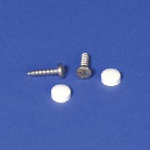 LMT 1360-500-ALMOND #10 x 1" Self-Drilling Screw and Cap - Almond