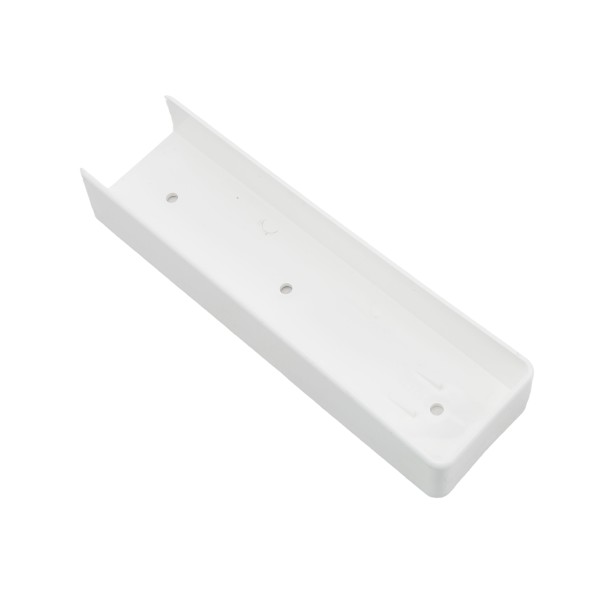 LMT 2" x 8" Rail Mount Bracket For Vinyl Fence (White) - 1373-White