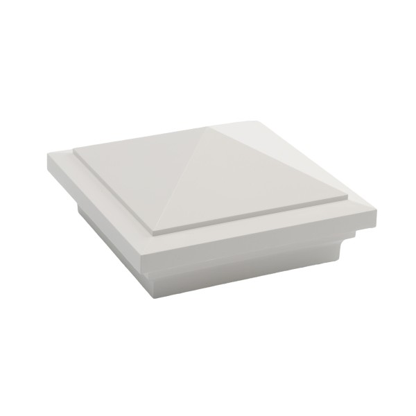 LMT 1431W 4" x 4" Sq Princeton Vinyl Post Cap - White