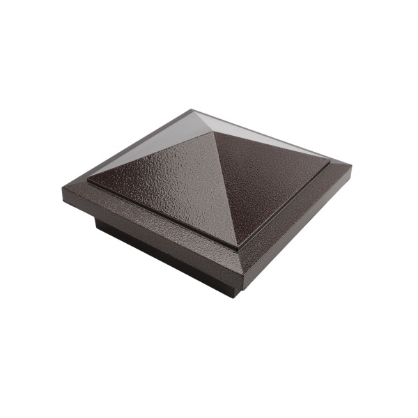 4" x 4" Haven Style Vinyl Post Cap - Antique Brown
