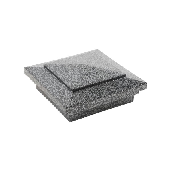 4" x 4" Cape May Style Vinyl Post Cap - Antique Gray