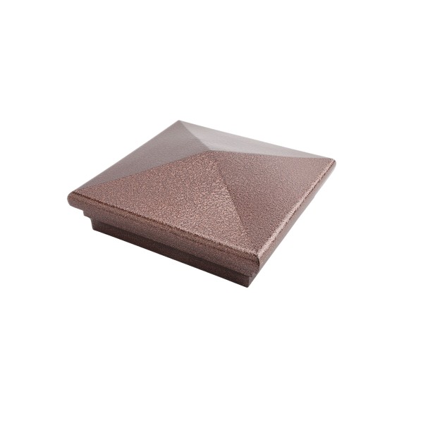 5" x 5" Neptune Style Vinyl Post Cap - Antique Copper