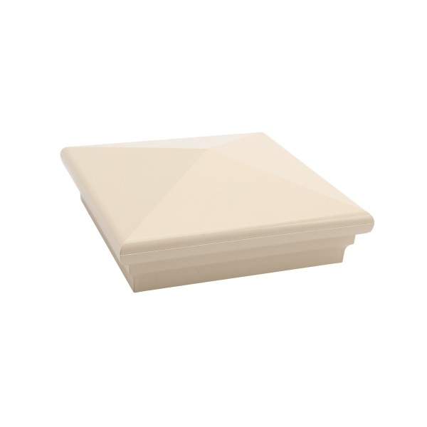 LMT-1498KT 6" x 6" Sq. Neptune Vinyl Post Cap - Beige