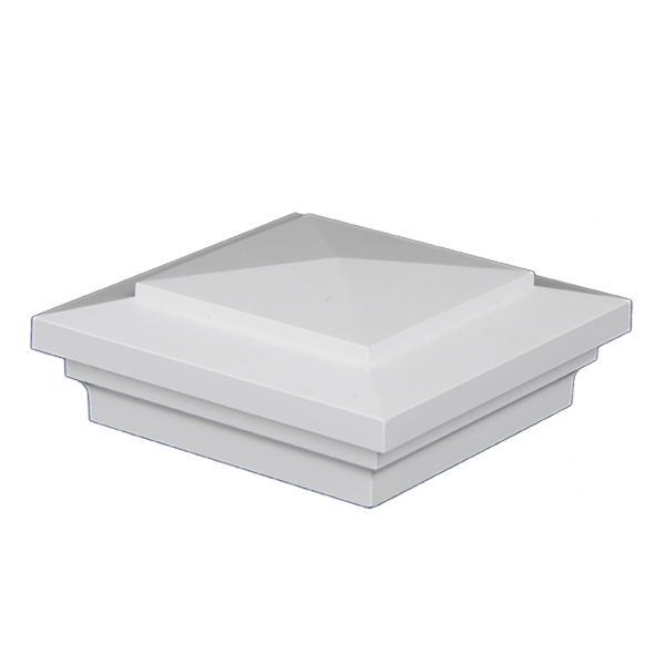 LMT 6" Square Cape May Post Cap (White Shown)