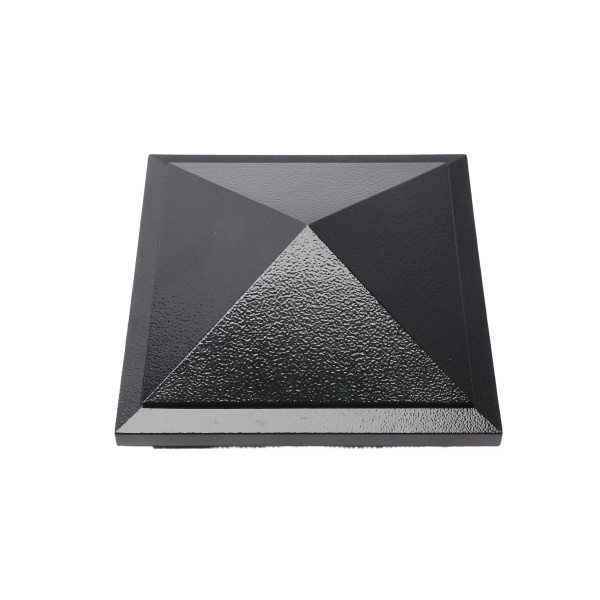 5" x 5" Haven Style Vinyl Post Cap - Hammertone Black