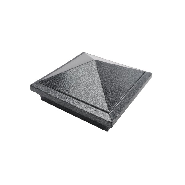 6" x 6" Haven Style Vinyl Post Cap - Antique Gray