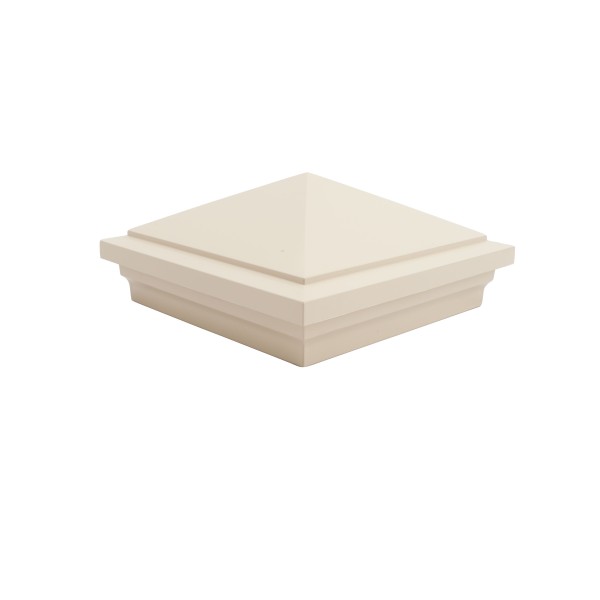 LMT-1504KT 6" x 6" Sq. Haven Vinyl Post Cap - Beige