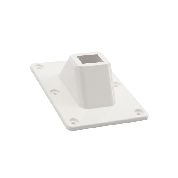 LMT 1534-WHITE 2" x 3 1/2" Stair Bracket For Vinyl Railing (Internal) - White (GeneralUse)