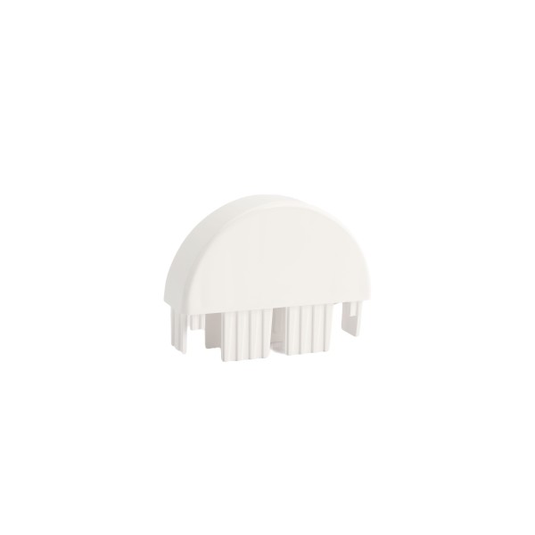 LMT 7/8" x 3" Pinion Vinyl Picket Cap for Vinyl Fence Posts (White) - 1541W