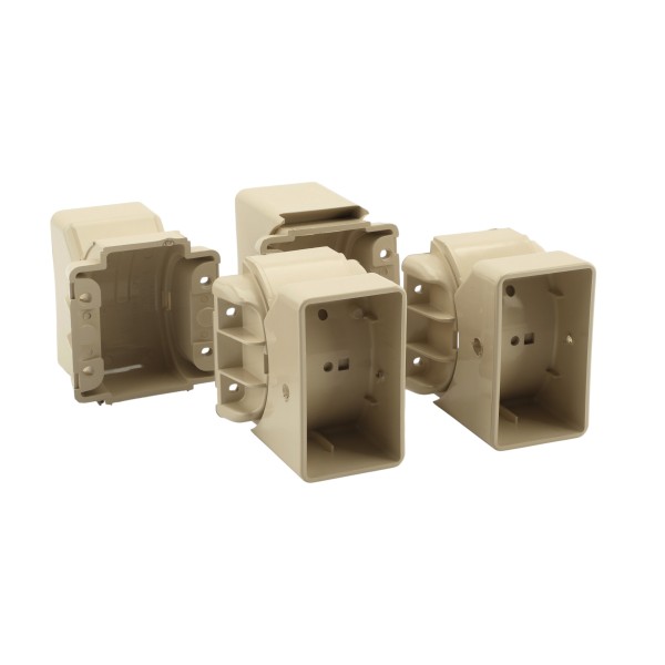 2" x 3.5" Angle Wizard Vertical Stair Bracket Kit - (4pk) - LMT 1720NA (Almond Not Shown)