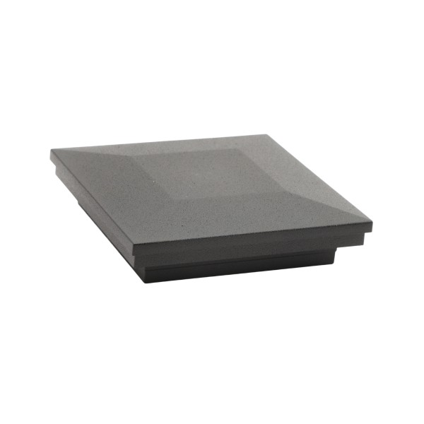 3 1/2" Sq. Ornamental Post Cap (White Shown)