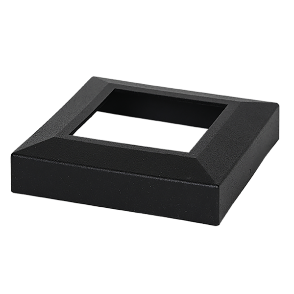 3" Square Post Skirt - Aluminum (Black) 