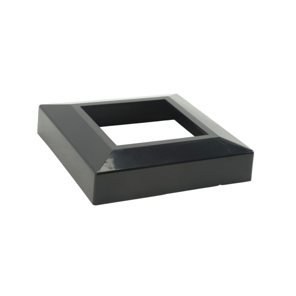 3" Square Post Skirt - Aluminum (Black) 
