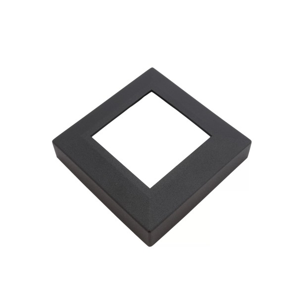 3" Vinyl Post Skirt for Aluminum Fence Post from  for Vinyl Fence and Railing (Square) for Vinyl Fence and Railing (Black Matte)
