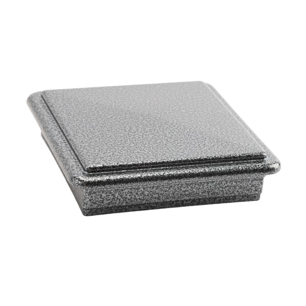 LMT 4 1/2" x 4 1/2" Sq. Suffield Vinyl Post Cap (For 5" x 5" Wood Post) Antique Gray - 1905AGR (PostCaps)