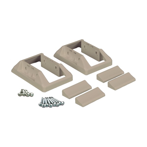 LMT 1935-KHAKI Rail 2" x 3.5" Stair Kit for Vinyl Railing (Upper and Lower) (Khaki)