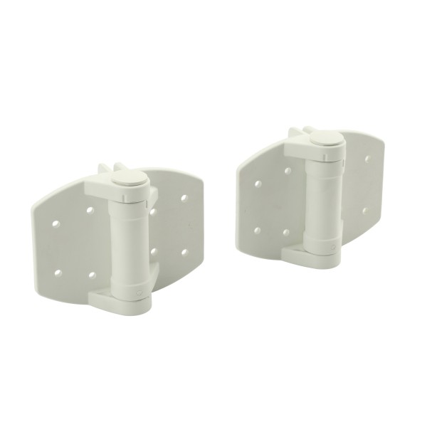 LMT Nylon Spring Loaded Gate Hinges (White)