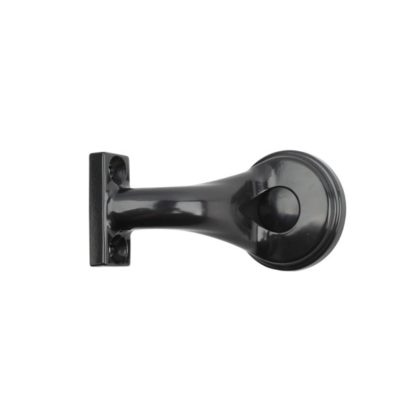 ADA-Compliant Heavy Duty Hand Rail Wall Mount Bracket Kit (Black - All Aluminum - IRC and IBC) - LMT 6003-BLACK (ADA)