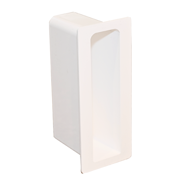 1.75" x 7" x 4"AY Gate Socket (White) 