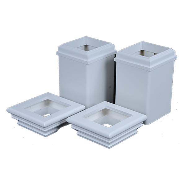 Trim Kit for 4" Square Posts (White) 