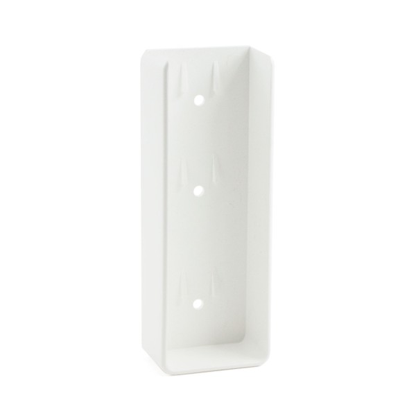 2" x 6" Rail Mount Bracket For Vinyl Fence (White) - M2060