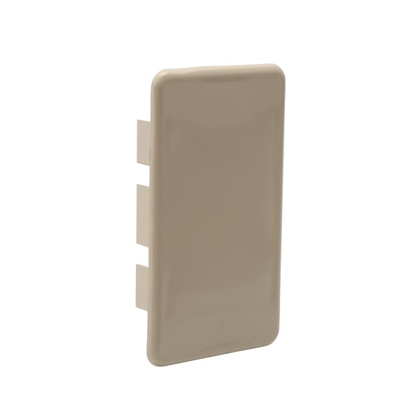 LMT 2" x 3 1/2" (1.750" x 3.250" ID) Internal Vinyl End Cap for Vinyl Fence Posts (Almond) - EC-235-ALMOND (EndCaps)