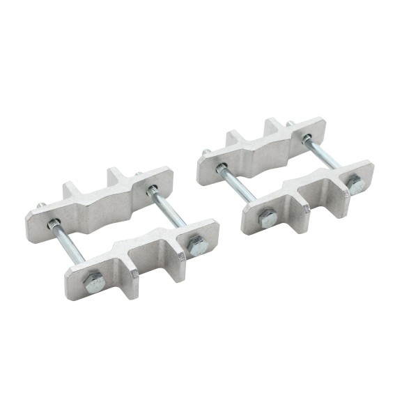 4" x 4" Heavy-Duty EZ Set Vinyl Fence Post Mounting Bracket and Post Stiffener For 1 5/8" (1 5/8" OD) Round Posts
