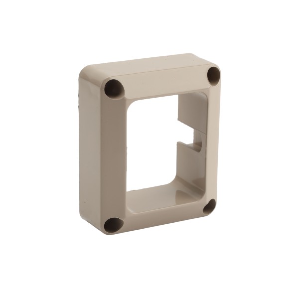 LMT FW37170-KHAKI 2 1/8" x 2 5/8" Flat Rail Bracket For Vinyl Railing (Tall) - Khaki