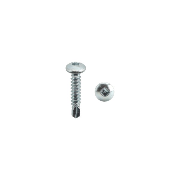 #10 x 1" Pan Head Tek Screw Sq. Drive - LMT H10x1TEK