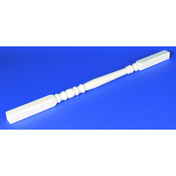 LMT 1 1/2 Sq x 36 1/2 Traditional Baluster Thermoformed Vinyl Spindle For Vinyl Railing (Khaki) - 3100-36.5-KHAKI