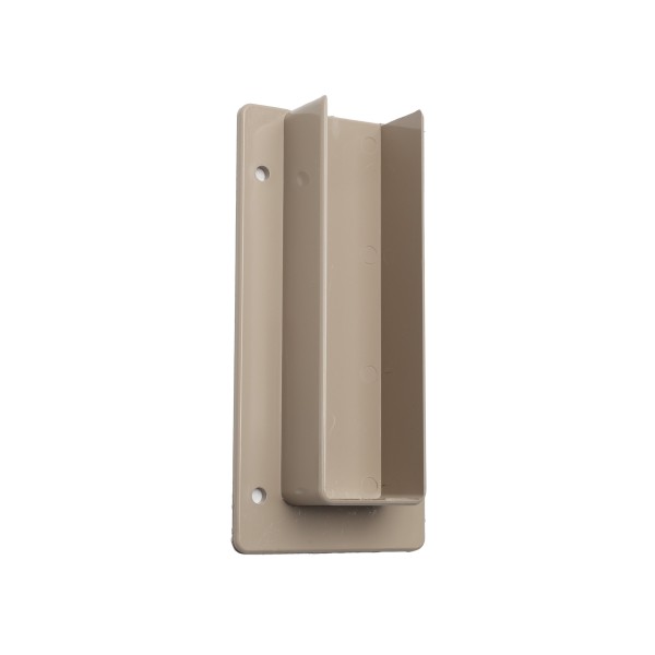 LMT 1 1/2" x 5 1/2" External Rail Mount Bracket For Vinyl Fence (Khaki) - M-155E-KHAKI (GeneralUse)