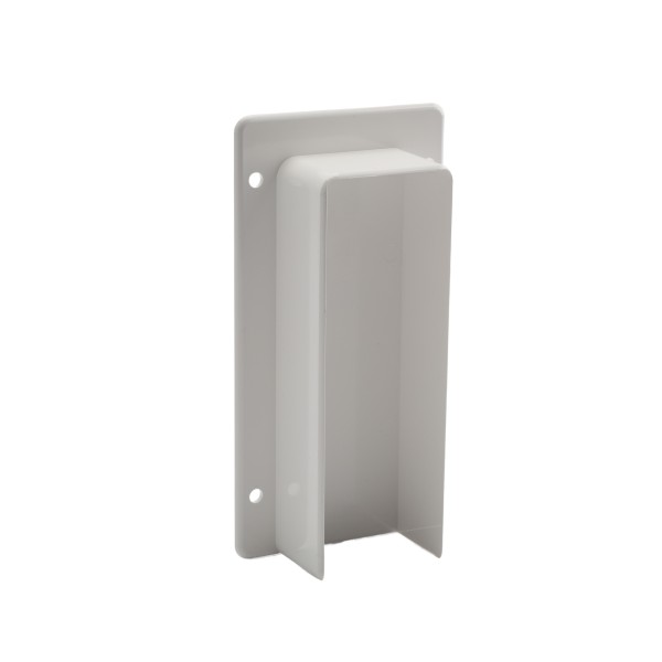 LMT 2" x 6" External Rail Mount Bracket For Vinyl Fence (White) - M-260E-WHITE (GeneralUse)