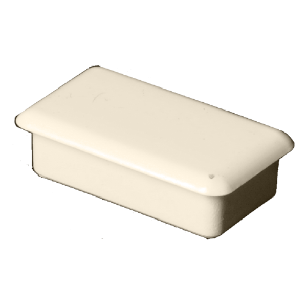 0.875" x 1.5" End Cap -Internal - KHAKI 
