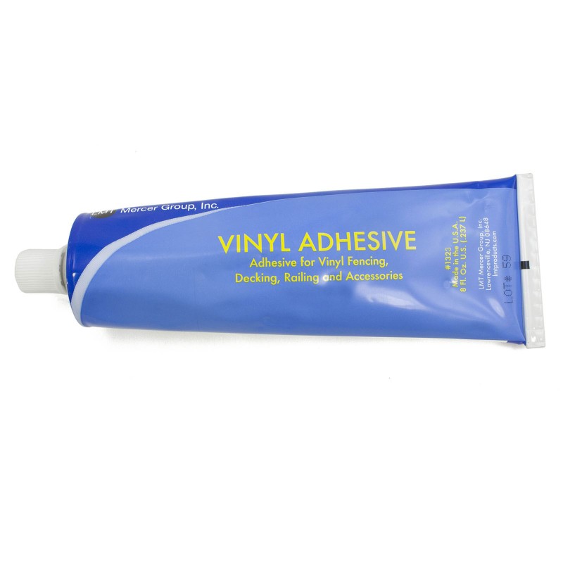 Vinyl Glue Adhesive Vinyl Fence and Railing Glue 8 Oz Tube (Almond) 1323NA Vinyl Fence