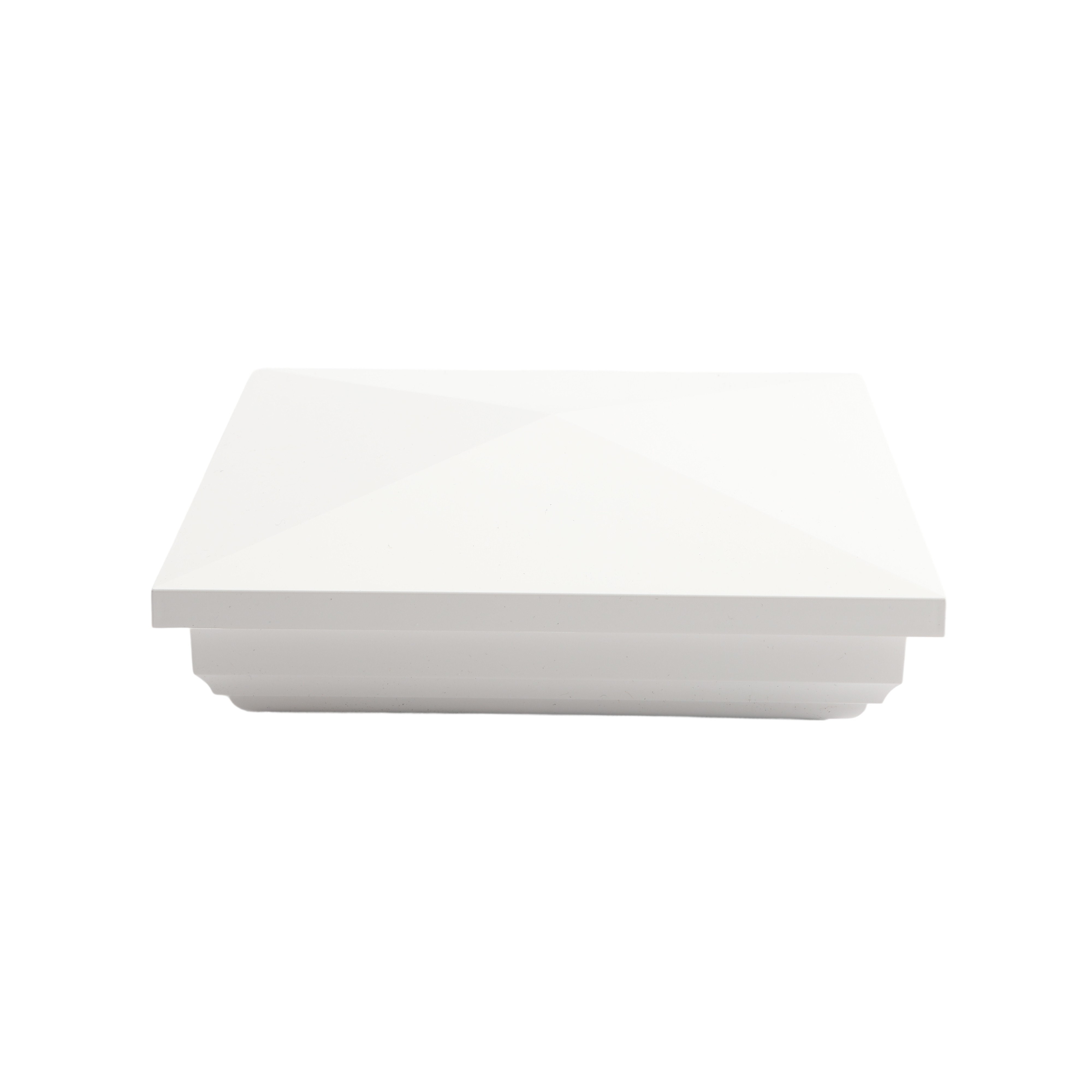 Veranda 5 in. x 5 in. White Vinyl New England Fence Post Cap