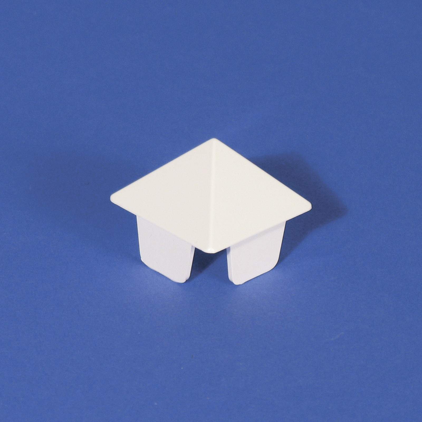 LMT 1 1/2" x 1 1/2" (1.371" x 1.371" ID) Sharp Vinyl Picket Cap for