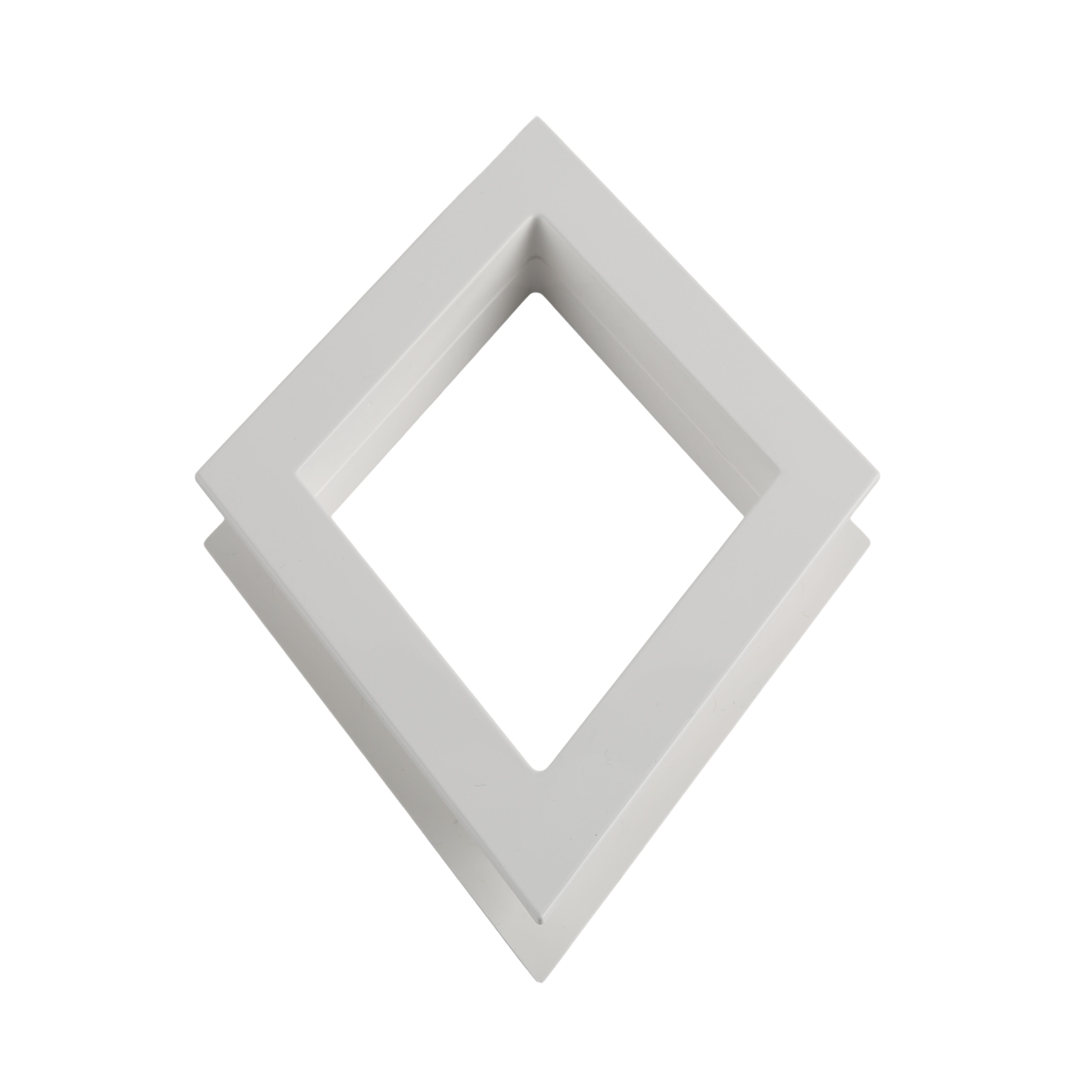 LMT 1296-WHITE Diamond Window Decorative Insert - White | Vinyl Fence ...